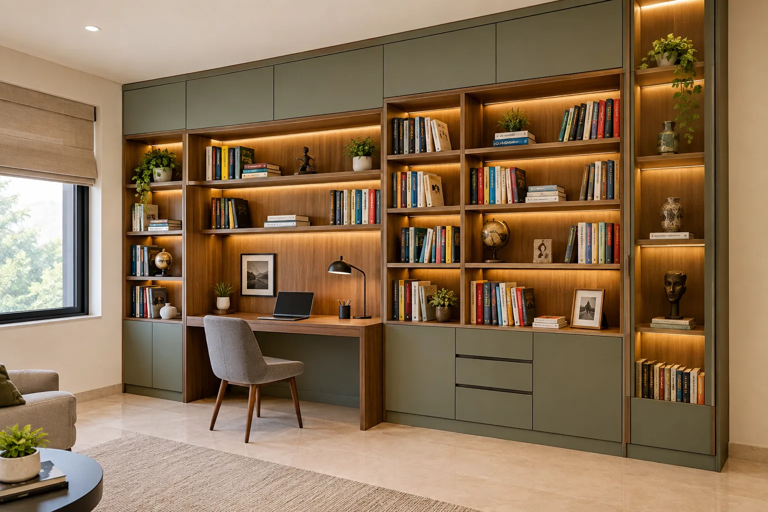 Library Unit Designer in Nagpur by Stylux