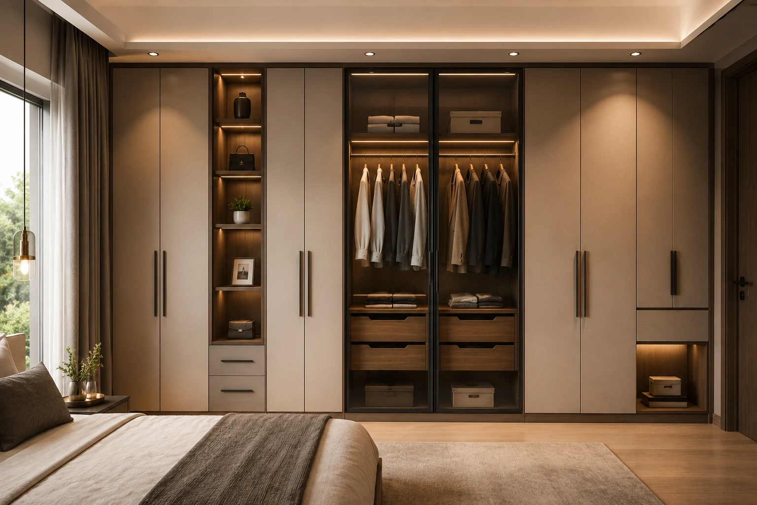 Customized modular wardrobe in Nagpur